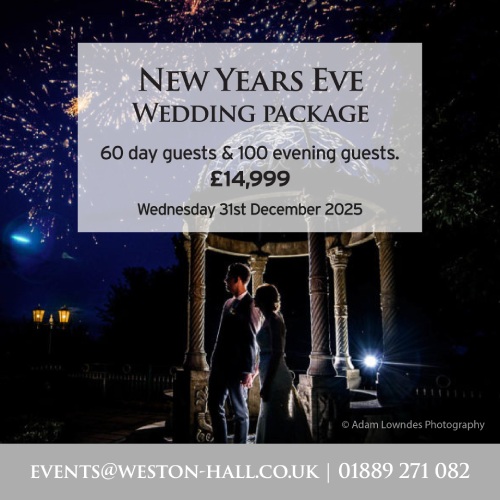 Weston Hall Exclusive Hire package