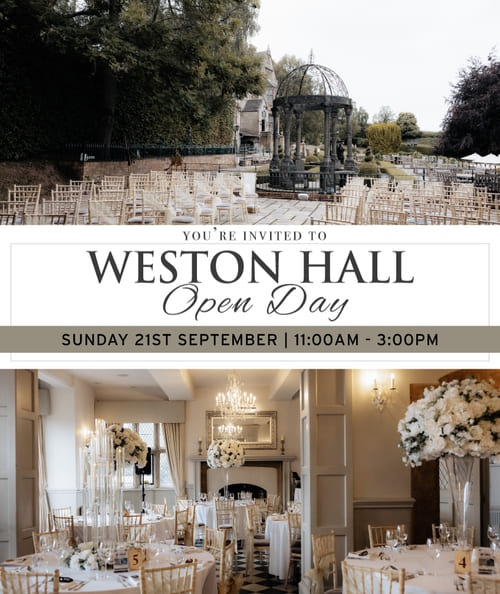 Weston Hall Weddig Open Day